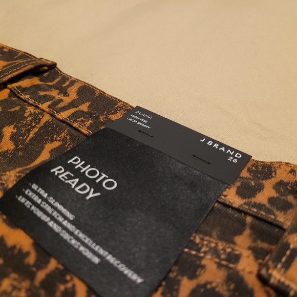 J Brand ALANA HIGH RISE CROP SKINNY PHOTO READY POLLOCK VASKA JAG sz 26 - Picture 8 of 10